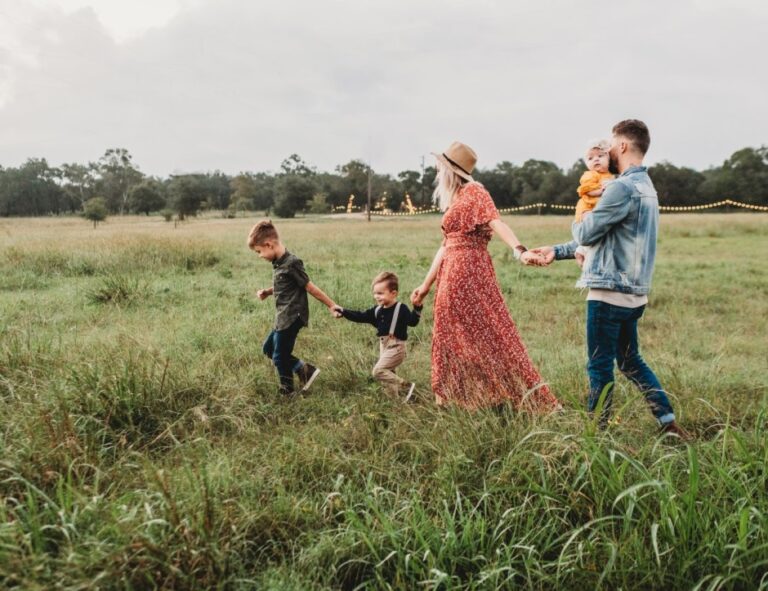 family-walk